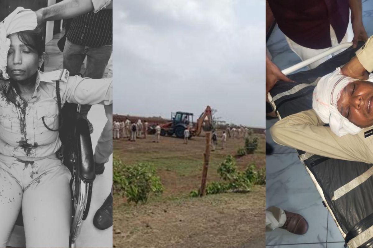 Dewas News: वन भूमि से अतिक्रमण हटाने पहुंची थी संयुक्त टीम