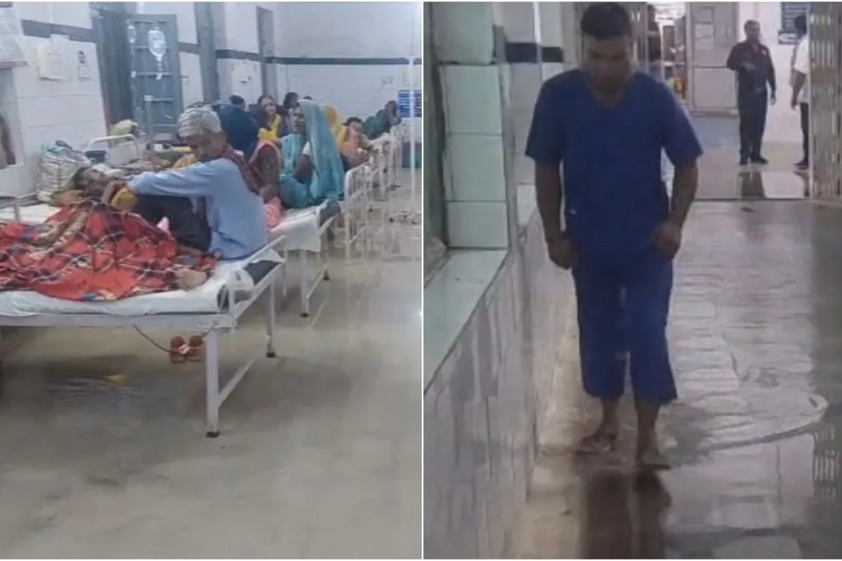 Panna News: पन्ना अस्पताल में बारिश का कहर, ड्रेनेज सिस्टम फेल होने से मरीज परेशान