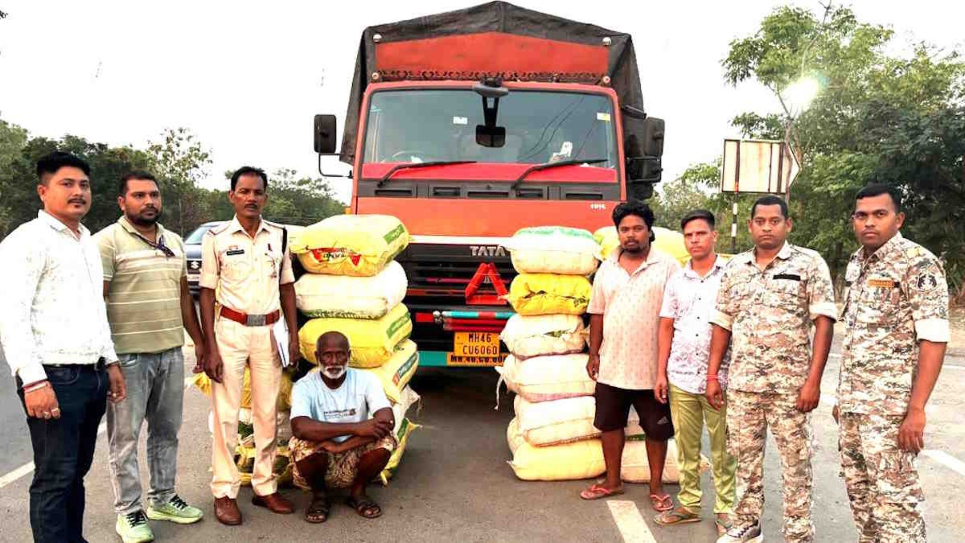 Mahasamund News: ओडिशा से महाराष्ट्र ले जाया जा रहा था 2.80 करोड़ का गांजा, महासमुंद पुलिस ने NH-53 पर पकड़ा ट्रक