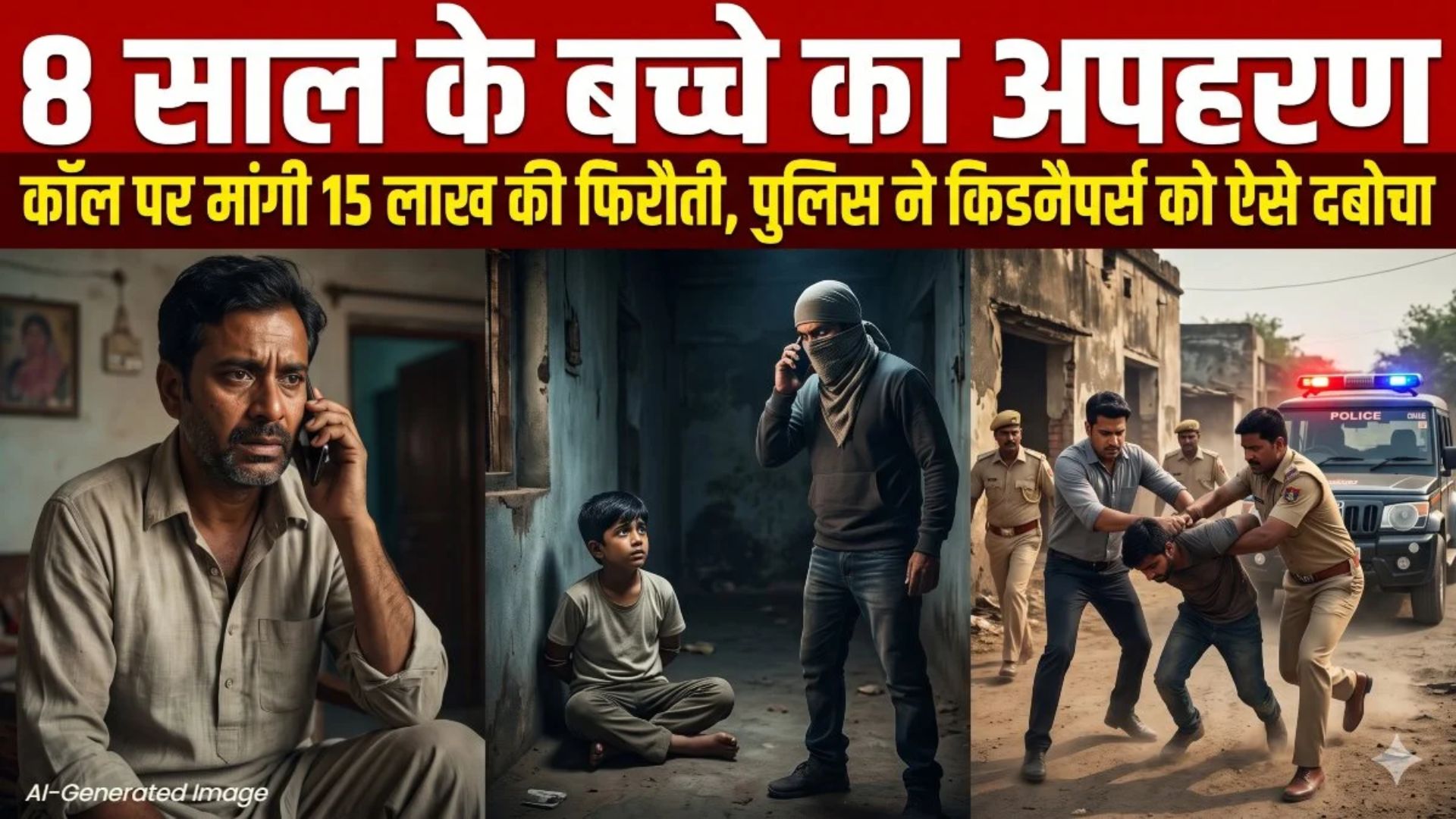 Raipur News: मेडिकल स्टोर के पास से लापता हुआ 8 वर्षीय बालक, समोदा पेट्रोल पंप के पास छोड़कर भागे अपहरणकर्ता