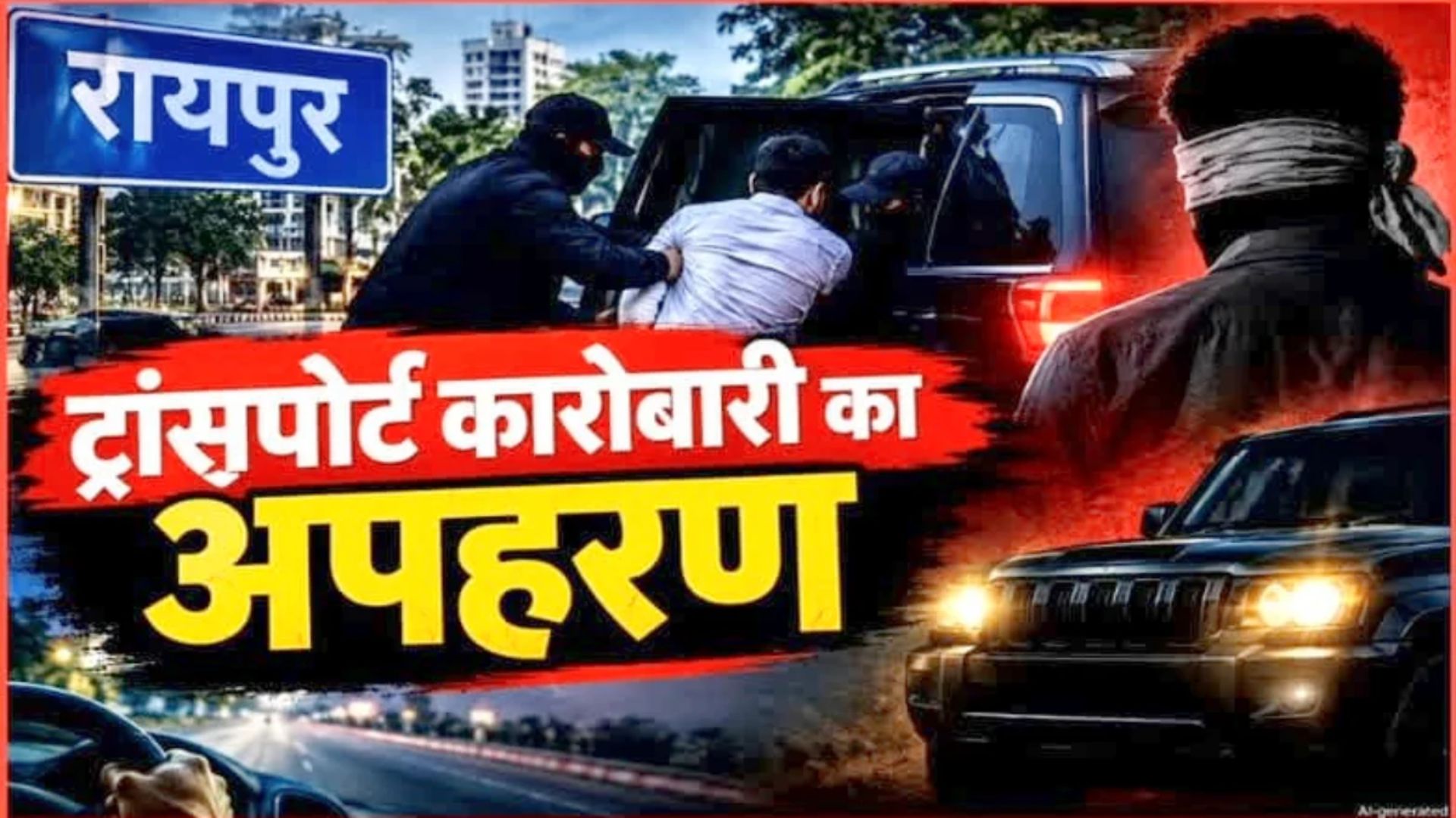 Raipur News: डीएम टावर के पास कारोबारी को बातचीत के बहाने बुलाया, फिर स्कॉर्पियो में बैठाकर ले गए
